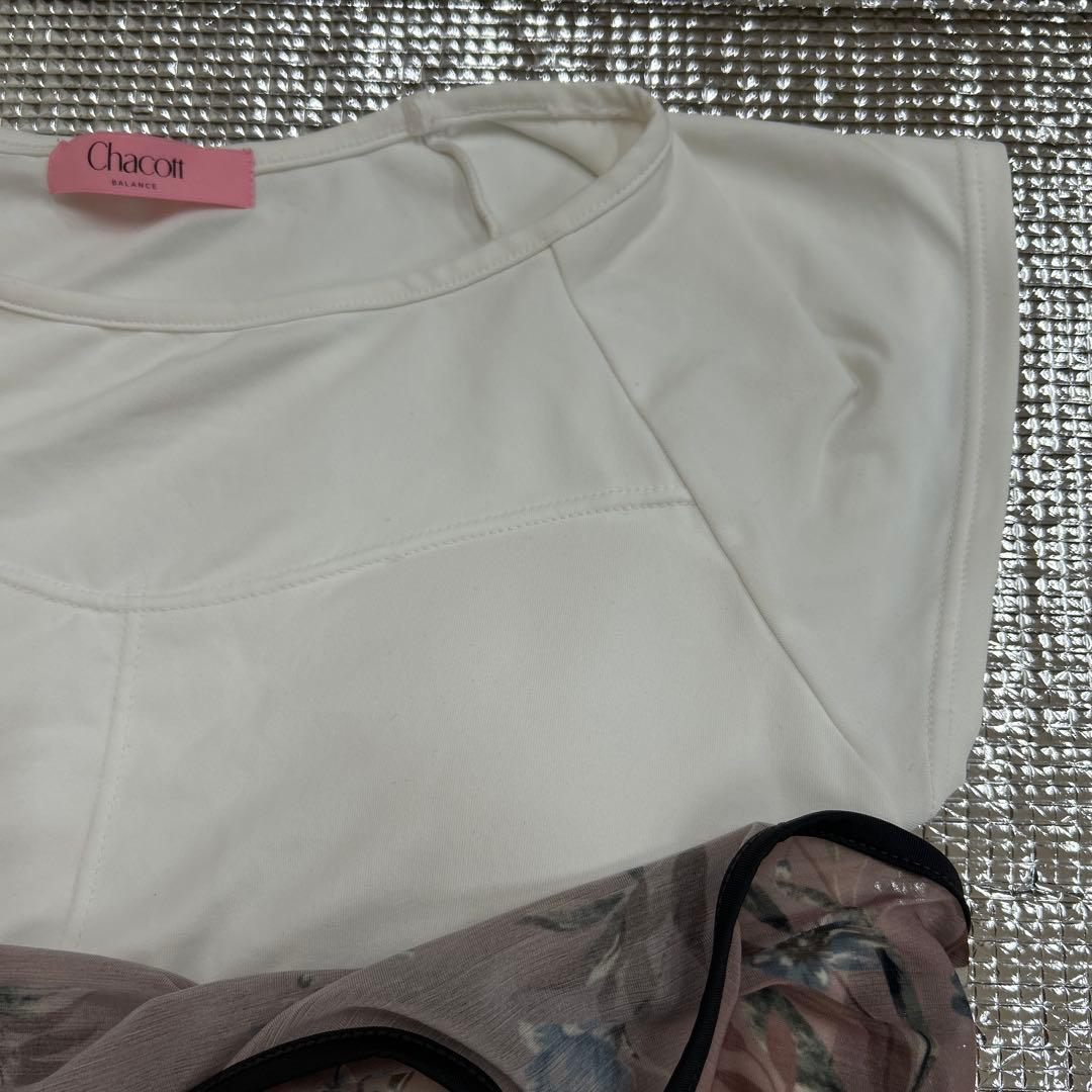 チャコットトップスヨガウェアカップ付き