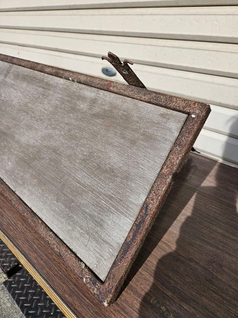 インダストリアル ヴィンテージ 木と鉄のウォールシェルフ 壁掛け 飾り棚 ラック