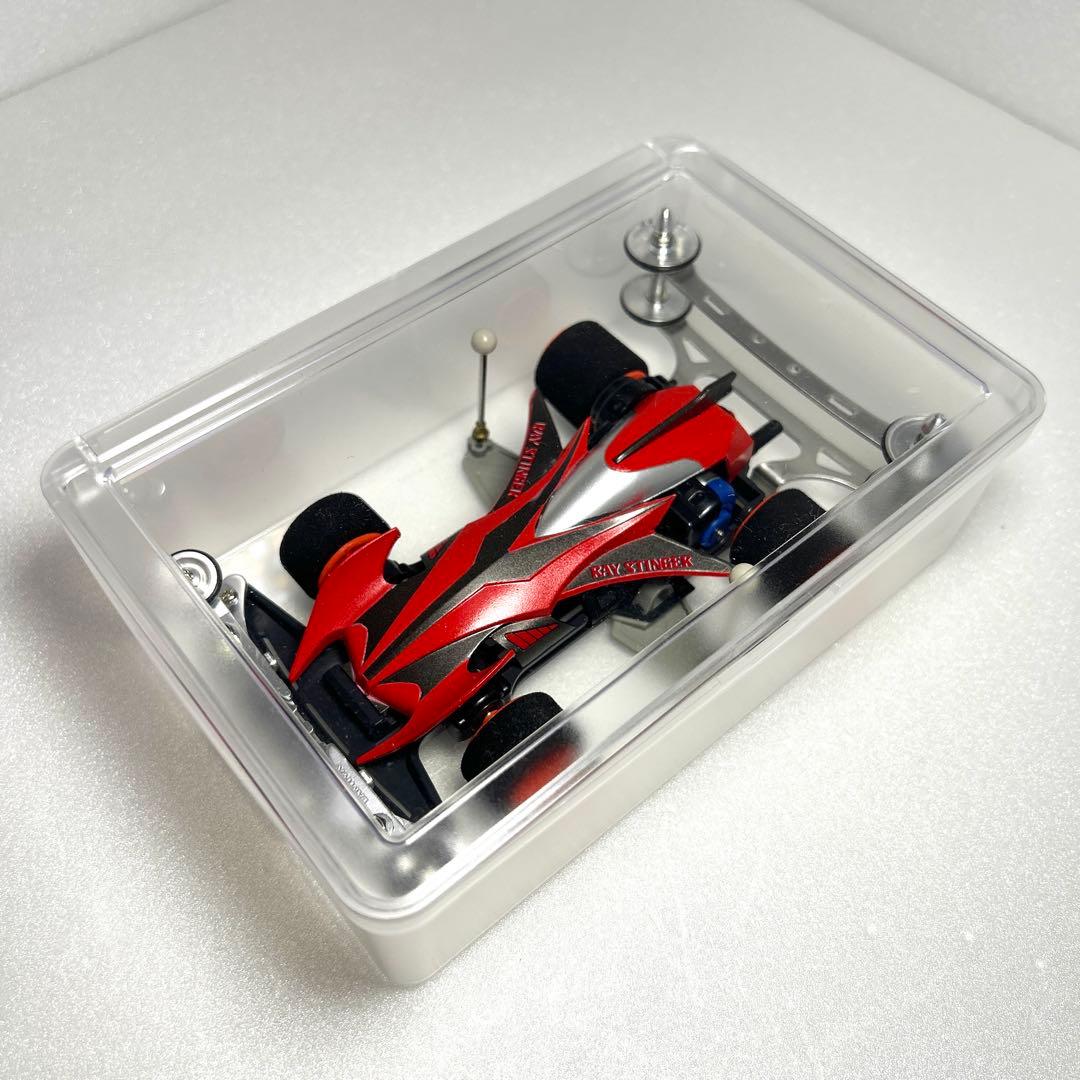 ミニ四駆　レイスティンガー　タミヤ　TAMIYA　完成品　肉抜き　改造　塗装済