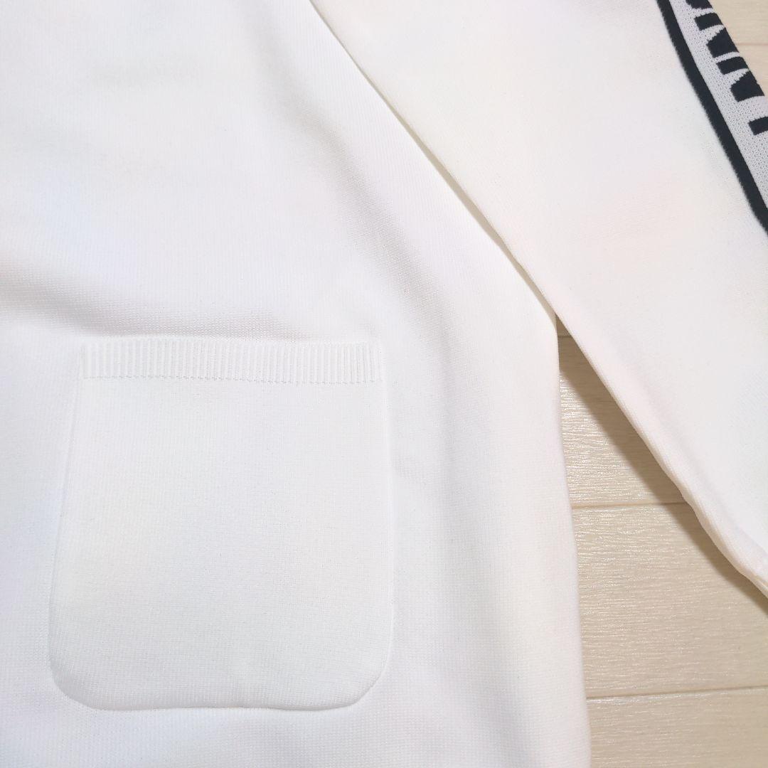 再再再値下げ新品　ジャックバニー　ニットワンピース1 白×黒　定価18700円