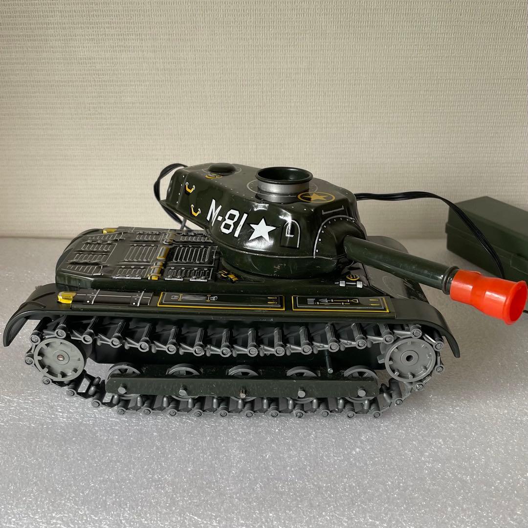 ＊リモコン戦車　電動ブリキ玩具　マスダヤ　M-81 　アンティーク＊