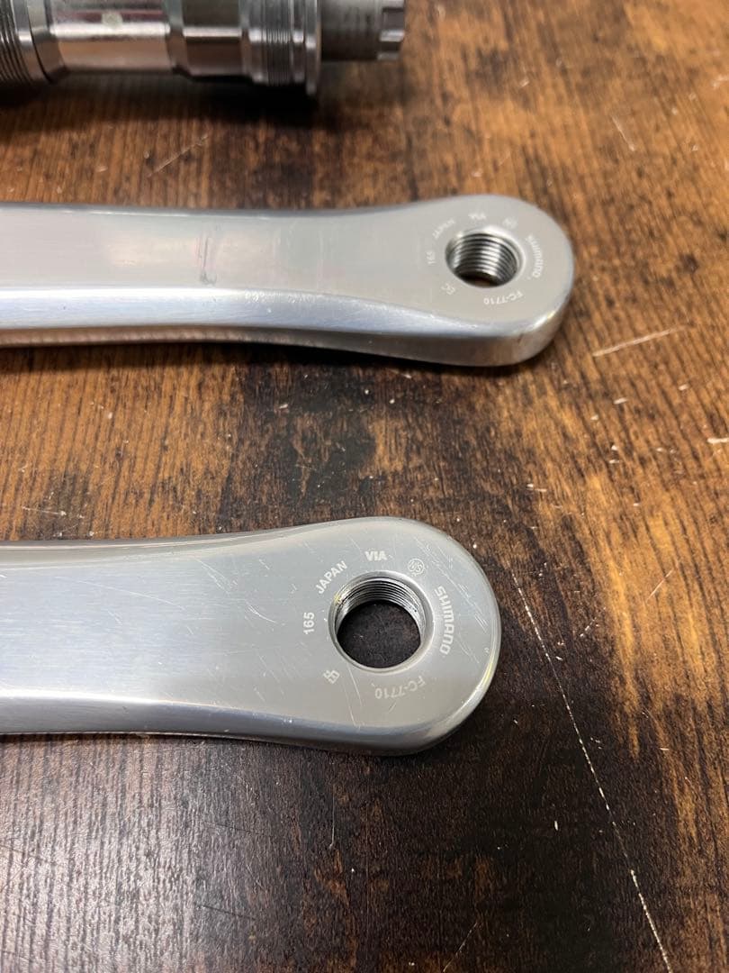 shimano dura-ace fc-7710 njs 165mm クランク