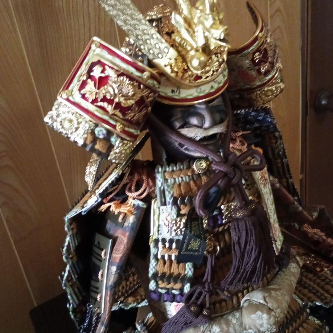 五月人形兜　峰月作　弓刀セット