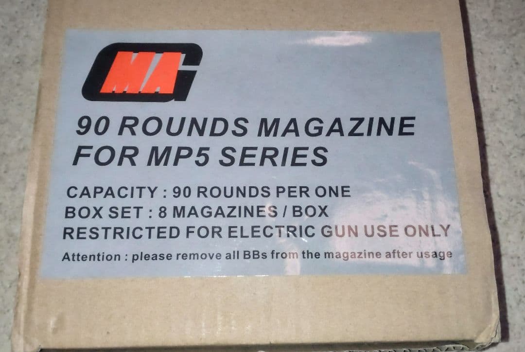 東京マルイMP5スタンダード用マガジン