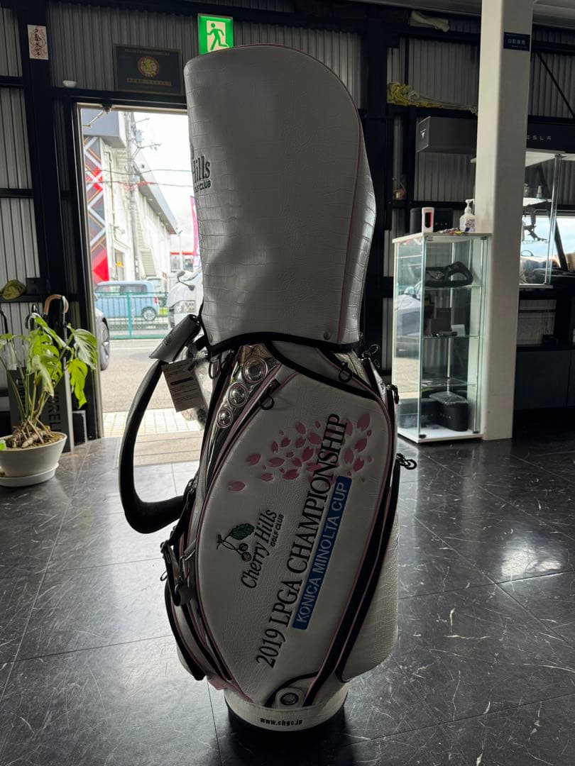 【新品】ゴルフキャディバック　日本女子プロゴルフ選手権限定