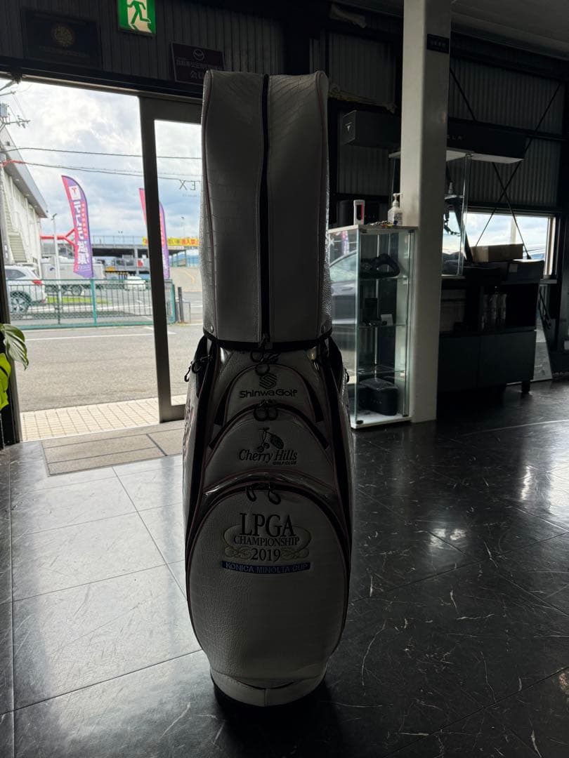 【新品】ゴルフキャディバック　日本女子プロゴルフ選手権限定