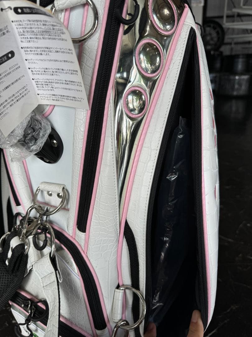 【新品】ゴルフキャディバック　日本女子プロゴルフ選手権限定