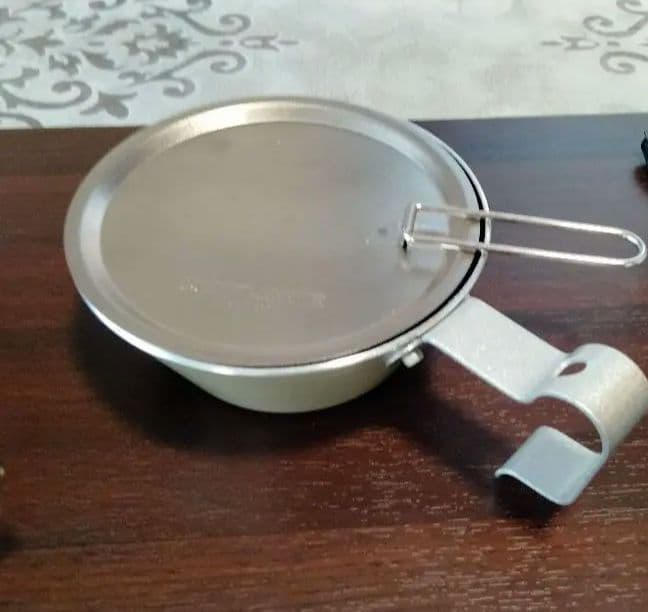 チタンウッドストーブ焚き火台&シェラカップ炊飯セット