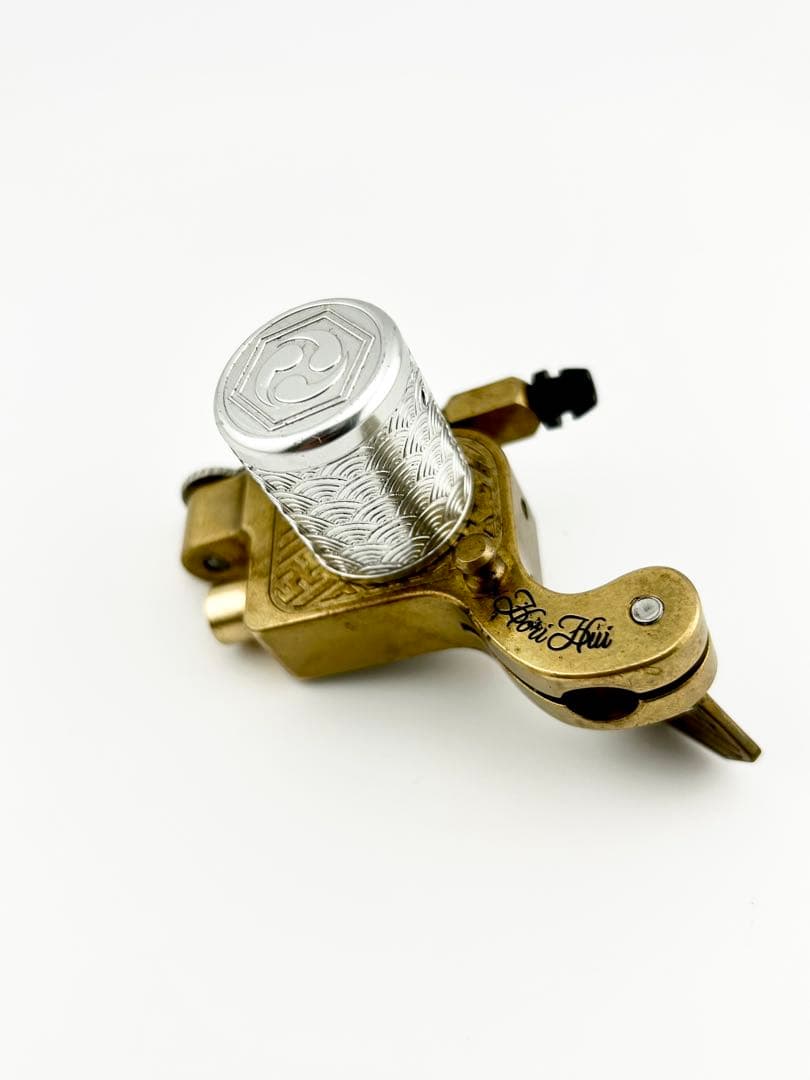 【ストローク:2.5-4mm】Hori Hui タトゥーマシン 高精度 真鍮製