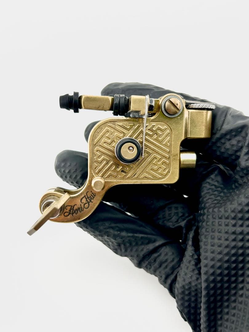 【ストローク:2.5-4mm】Hori Hui タトゥーマシン 高精度 真鍮製