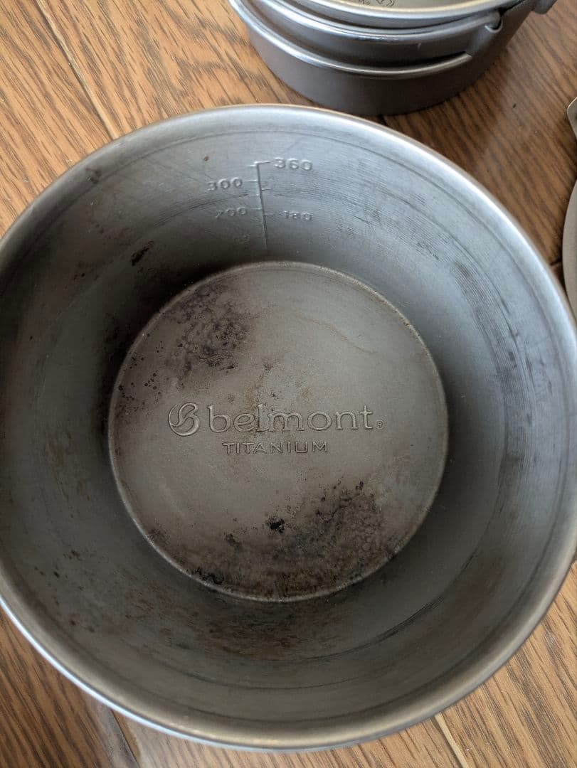 Belmont　シェラカップ300 400 リッド　スタッキング木椀