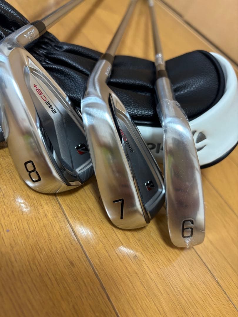 ブリヂストン　242CB+アイアン　6〜P 5本