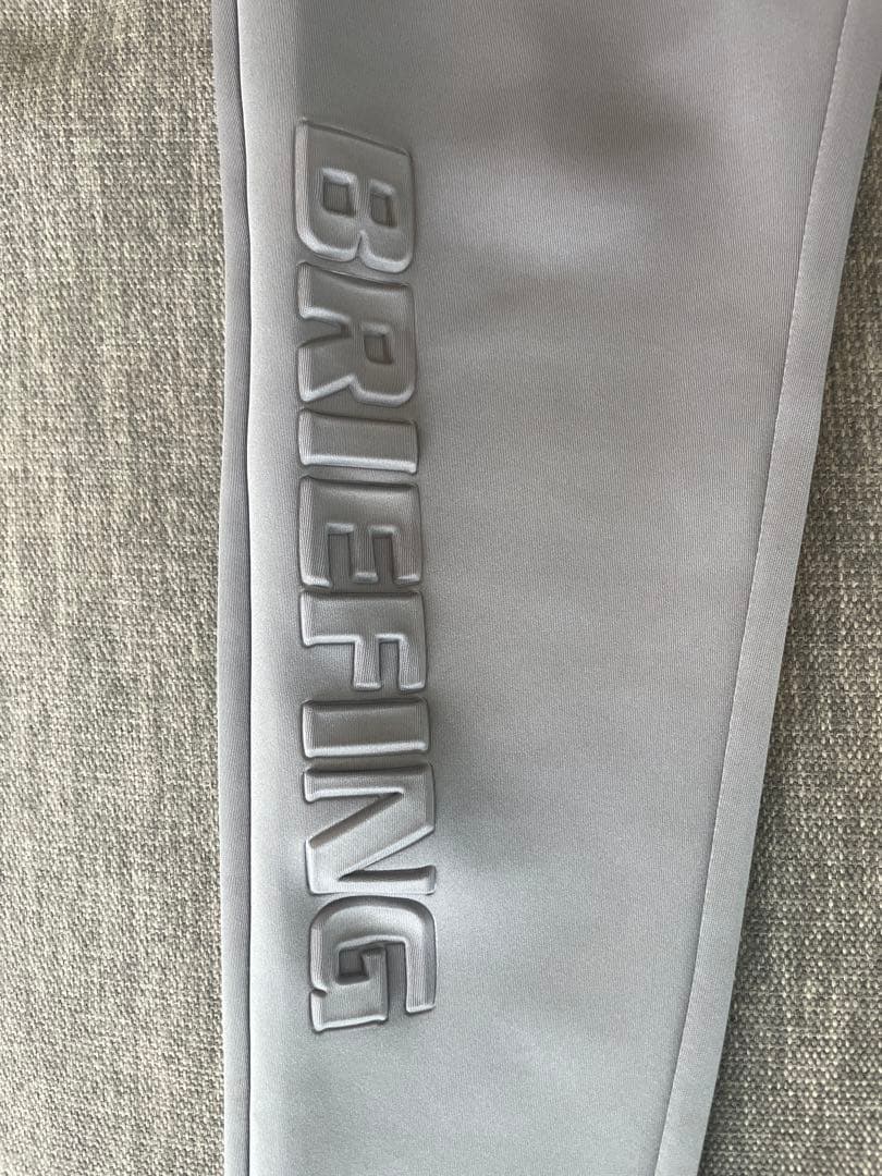 【美品】ブリーフィング3D LOGO SLIM PANTSグレー　S