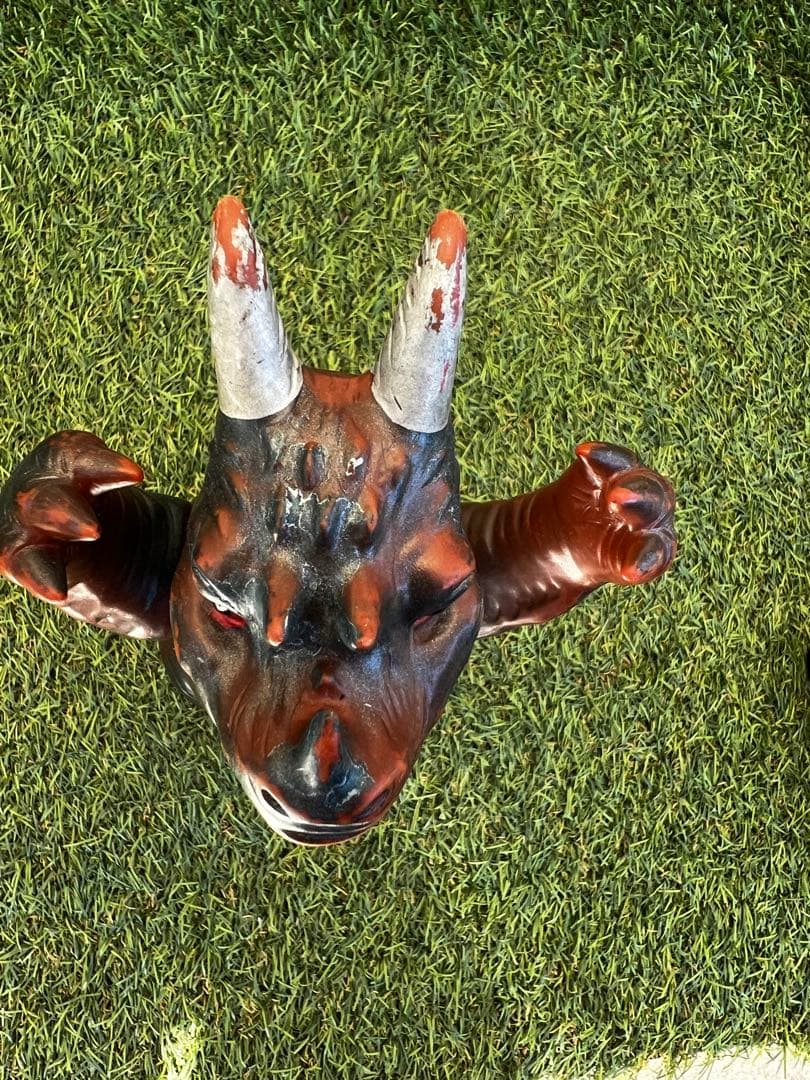 希少ビンテージ円谷プロ　マルサン　ウルトラQ地底怪獣パゴス約22.5cm