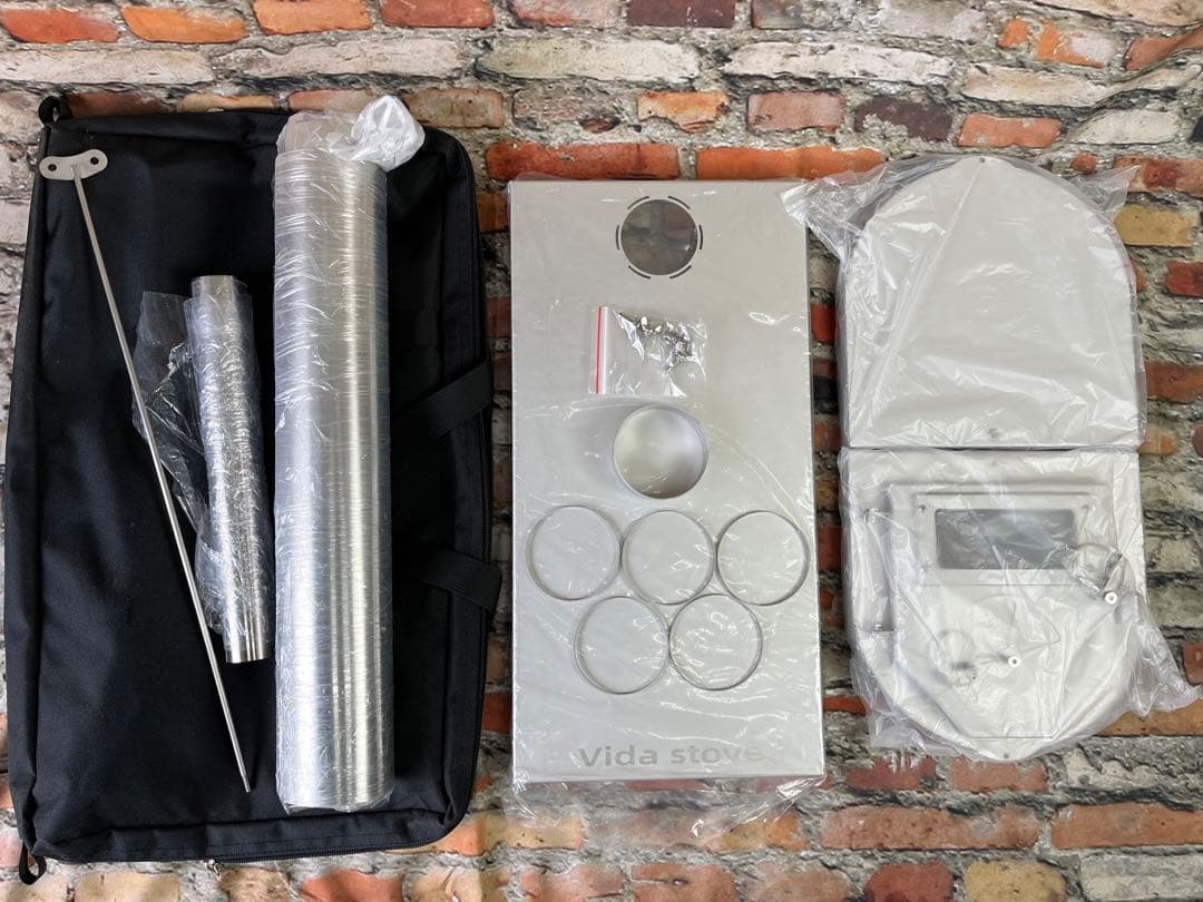 3cmに収納可能 折りたたみができる薪ストーブ