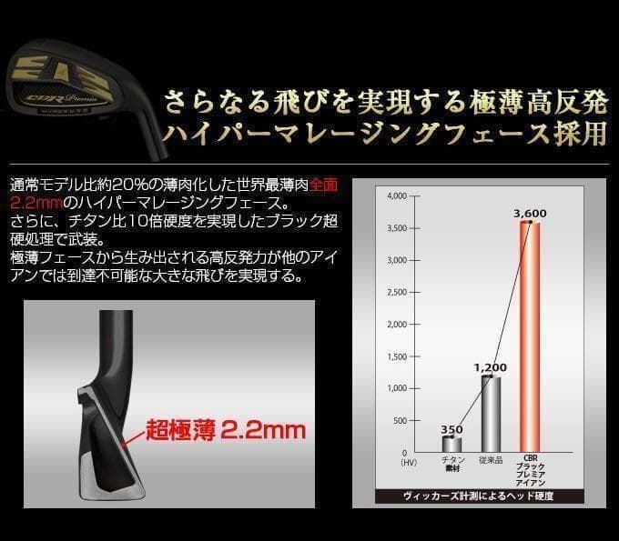 【ヘッド】2番手飛ぶ高反発☆ ワークスゴルフ CBR アイアン カスタムヘッド