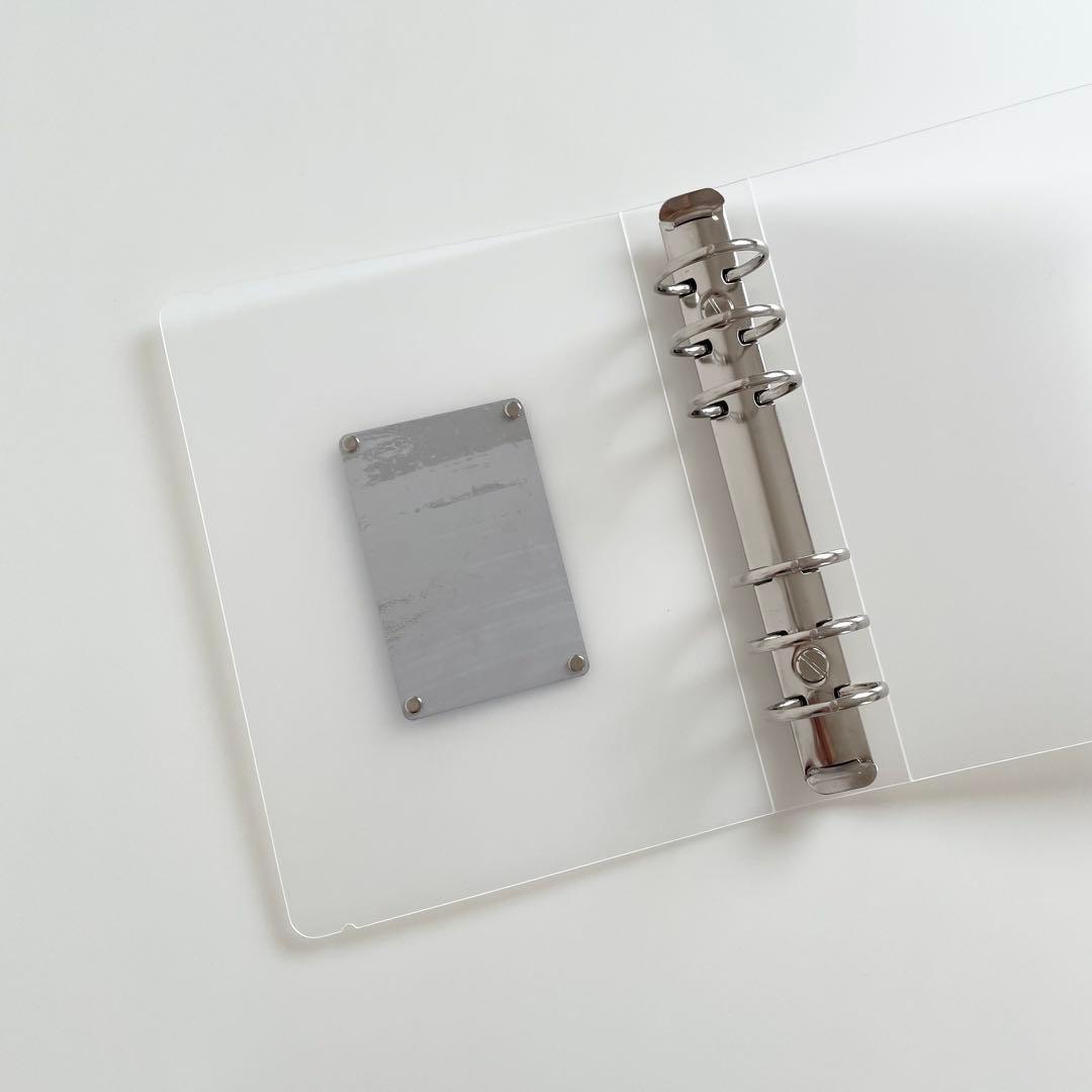 早い者勝ち　韓国　貯金　バインダー　カバー　A6 pvc diarium D