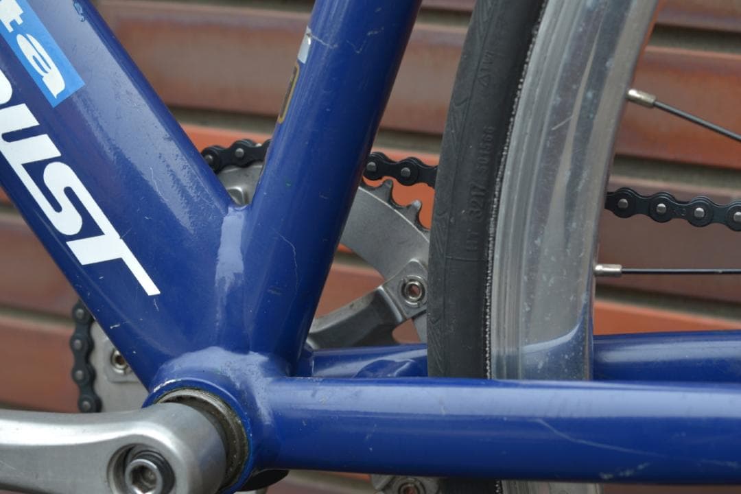 kogaMIYATA GranRacer にピストホイール組上シングルギアロード