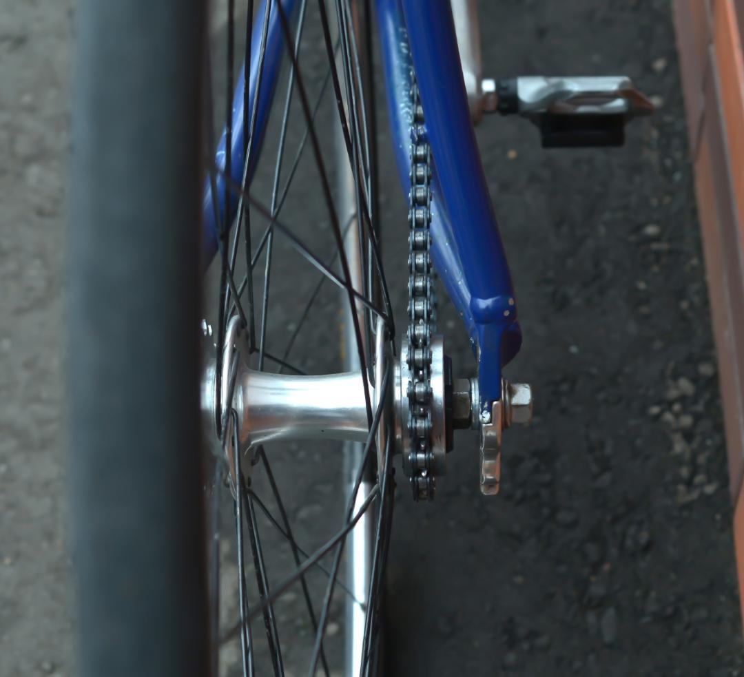 kogaMIYATA GranRacer にピストホイール組上シングルギアロード