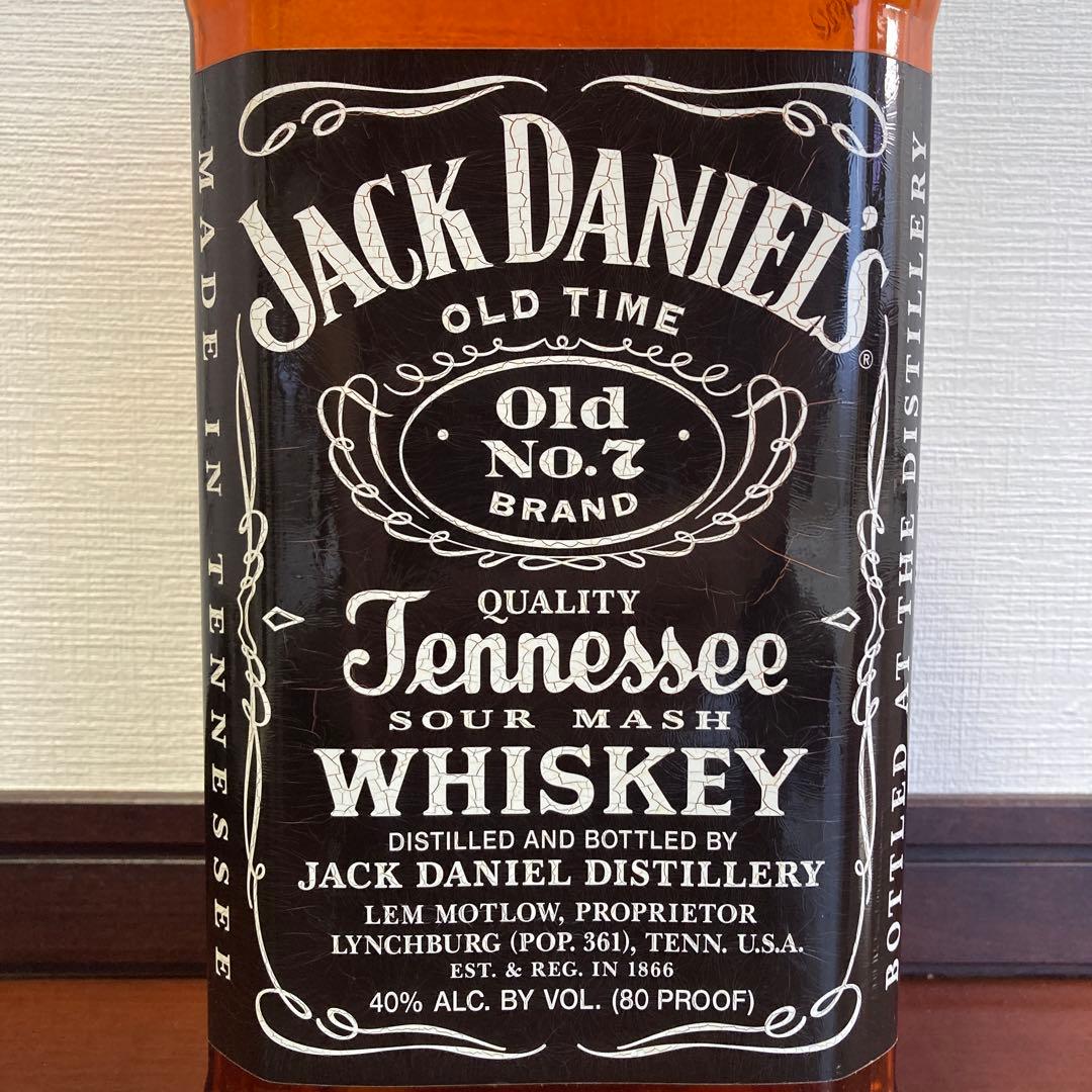 【最後の1本】ジャックダニエル　超巨大　超特大　ボトルディスプレイ　ガラス製