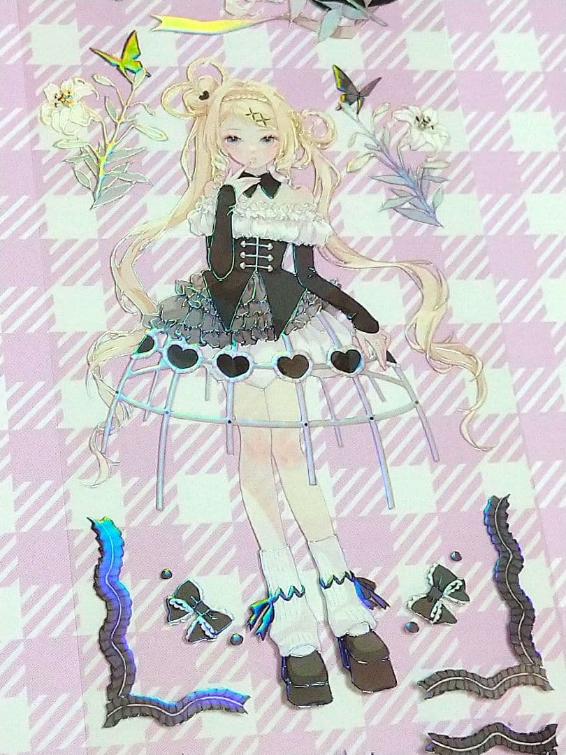 J1083＃永夜(炫彩)MERRY切り売り海外人物マステ女の子