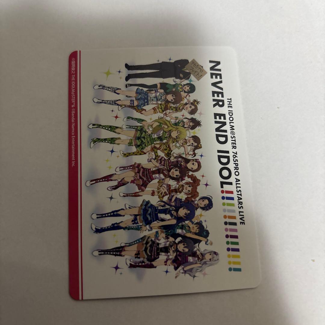 アイドルマスター　カードフォリオ　mr サイン