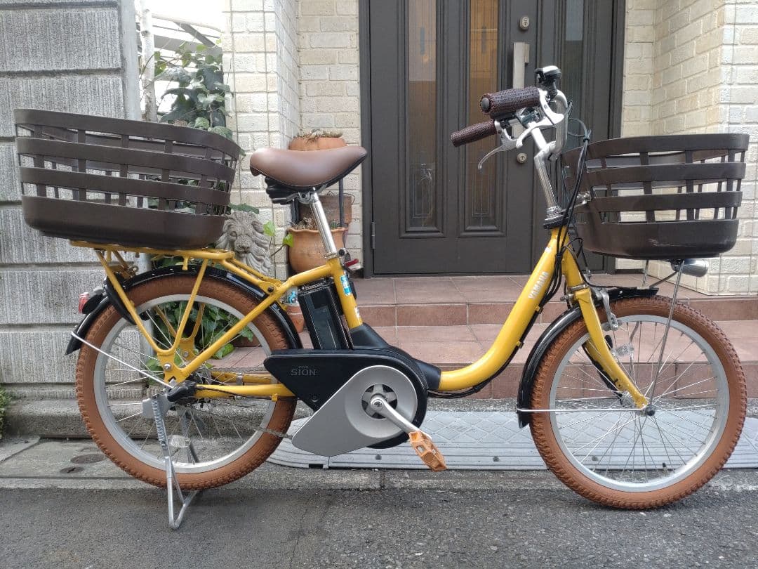 配送可★直接引渡可★ブラウンカスタム【ヤマハ パス シオン】電動アシスト自転車