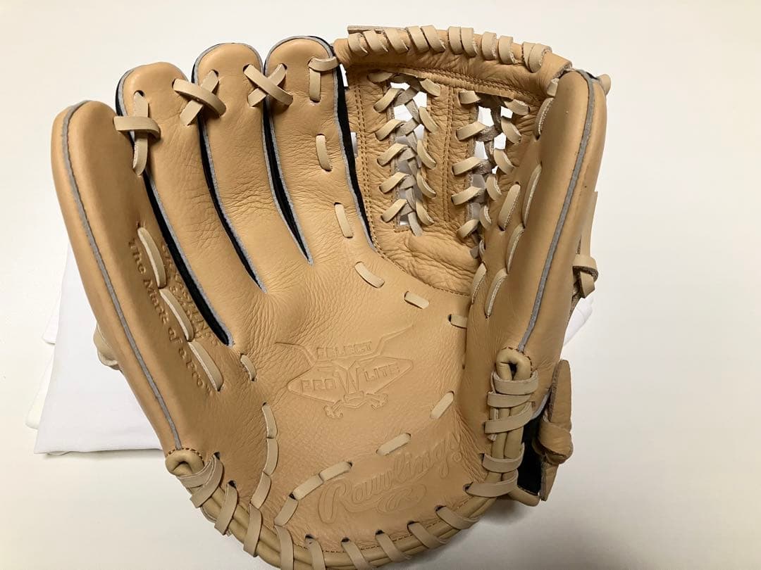 稀少左利き【右手着用】ローリングス 軟式野球 /ソフトボール兼用グラブ 成人用