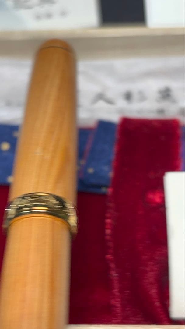 プラチナ万年筆屋久杉細字（F）新品未使用