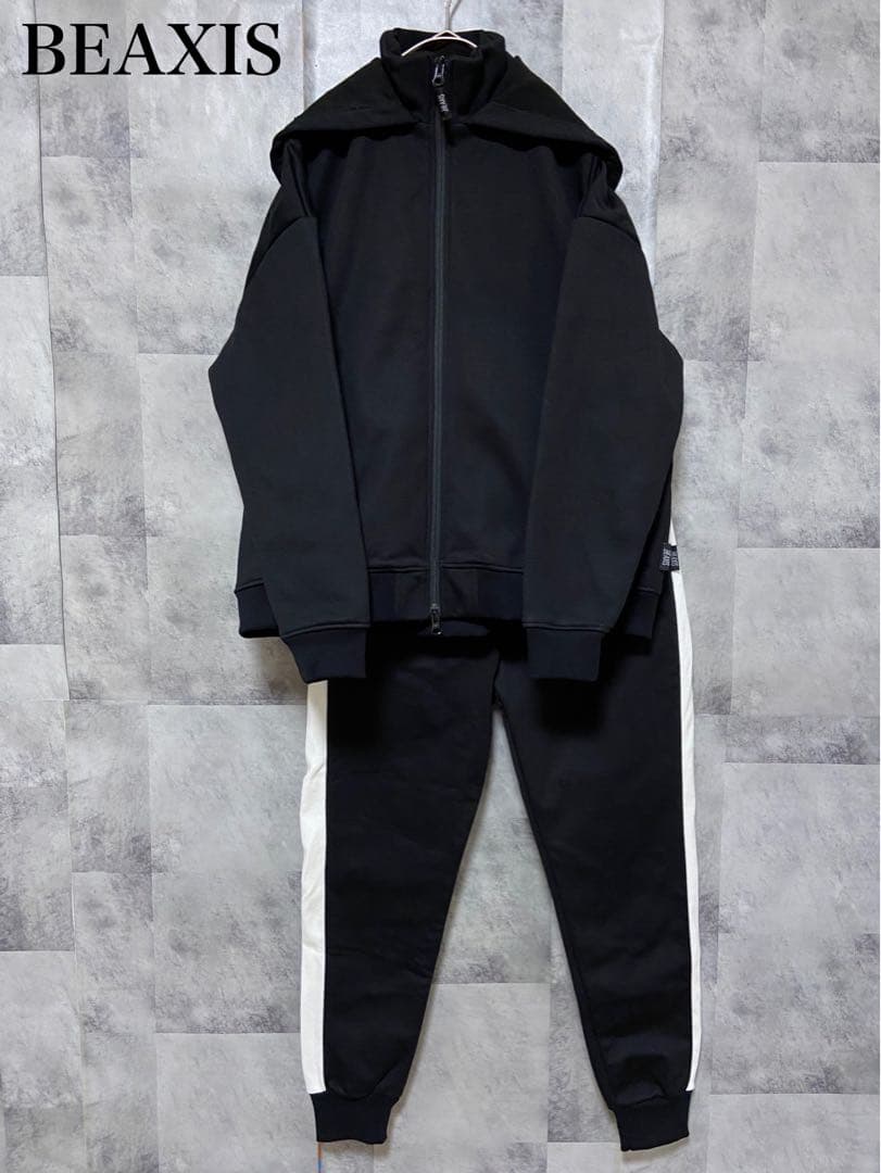 【BEAXIS】今村式サウナスーツ セットアップ Mサイズ ブラック 黒