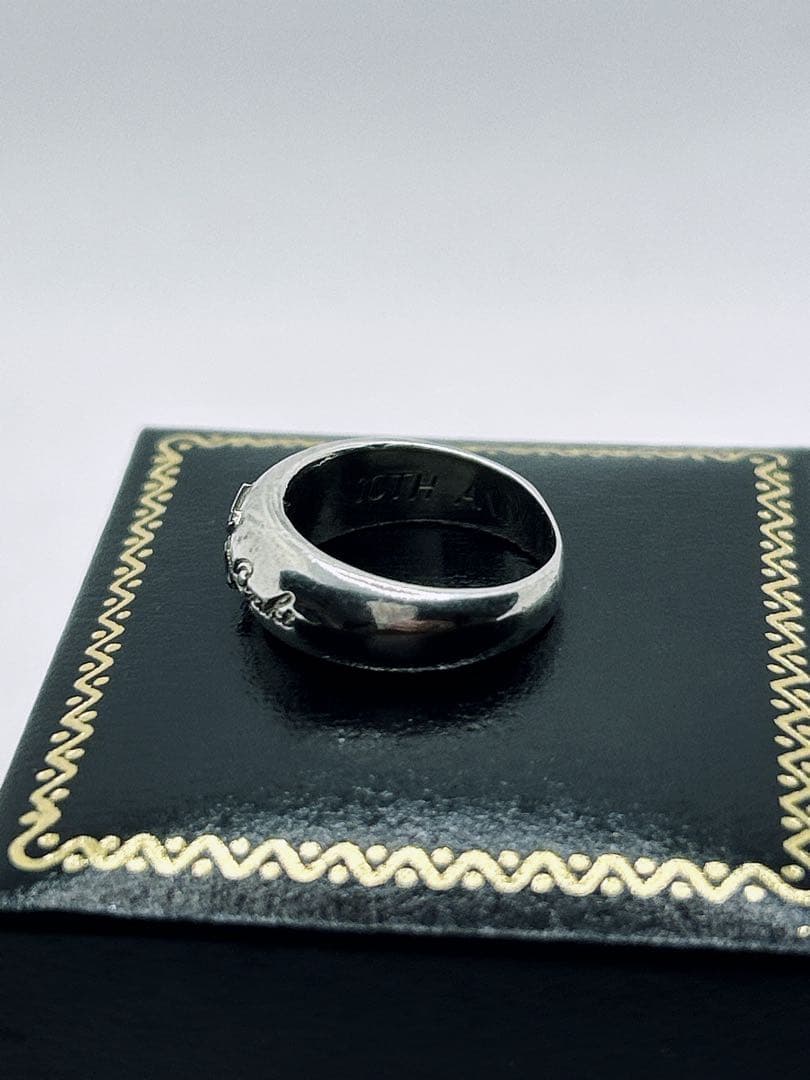 尾崎豊 デビュー10周年記念グッズ【希少品・シルバーリング限定500個】8号