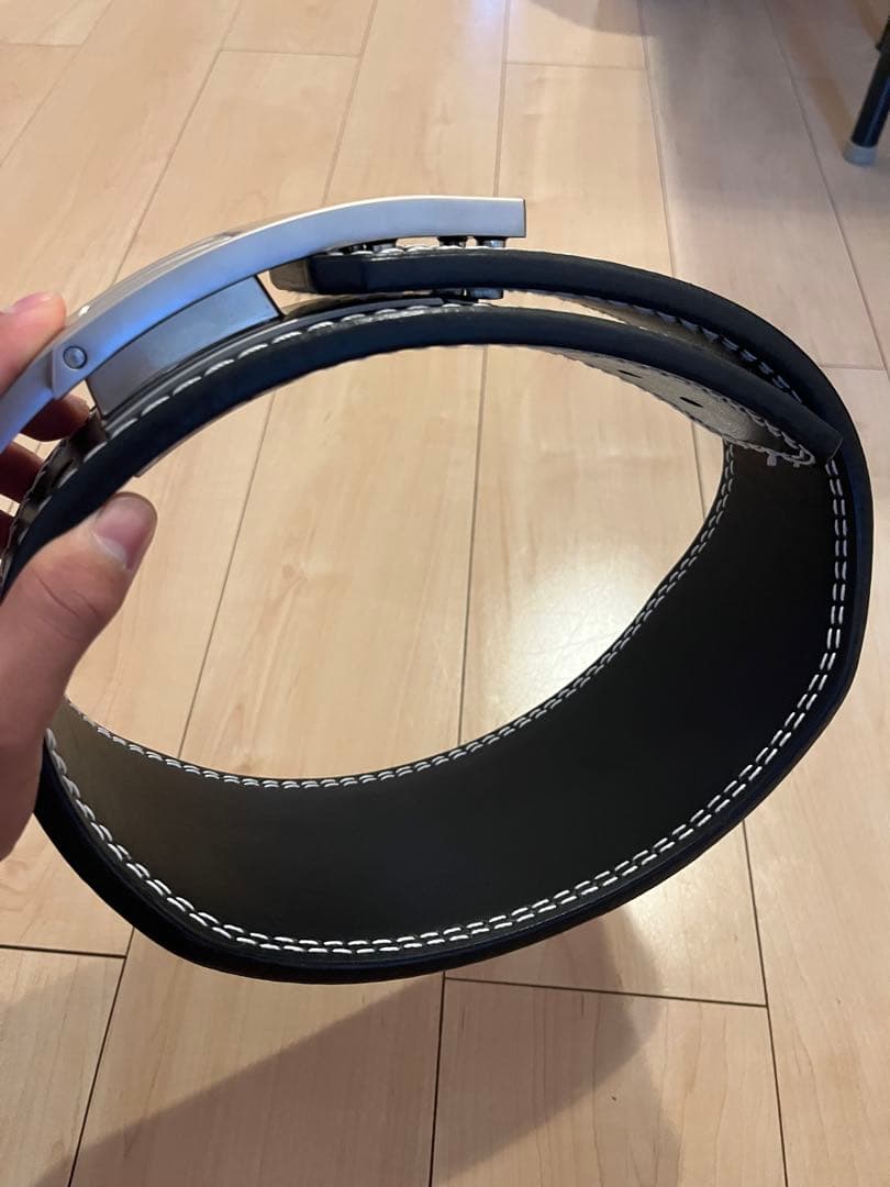 VOLIX トレーニング・パワーベルト 黒/オレンジ