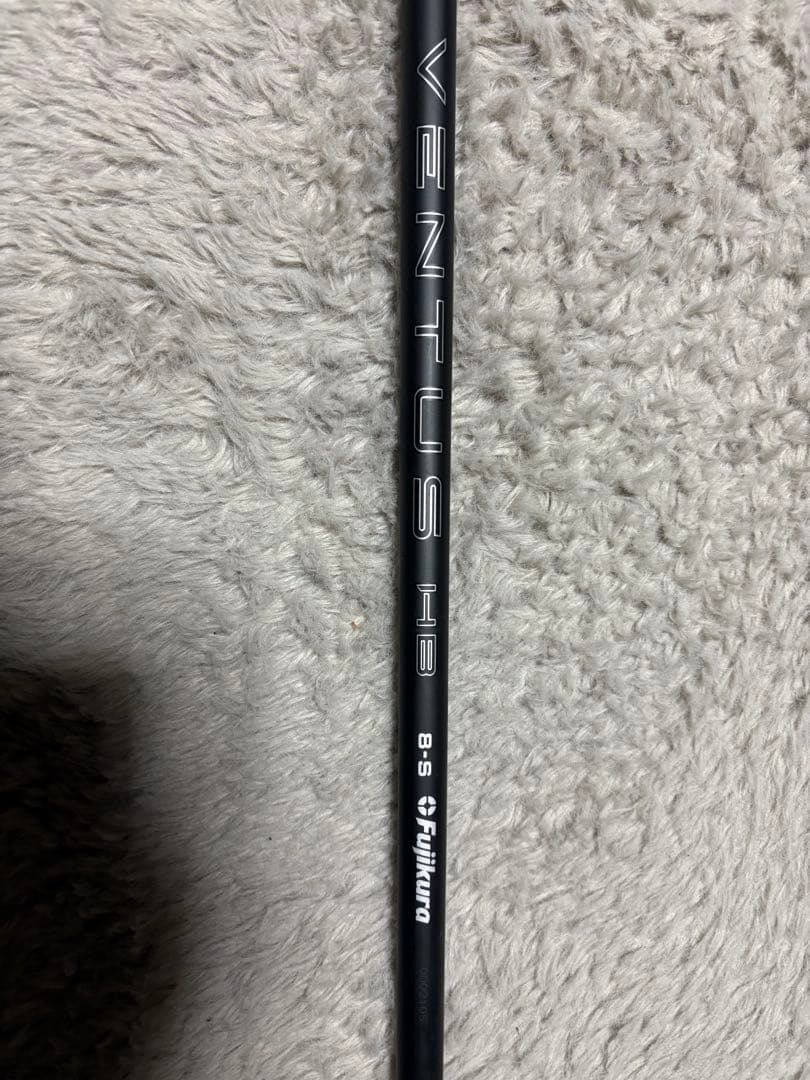美品Fujikura VENTUS ブラックHB 8S タイトリストスリーブ付