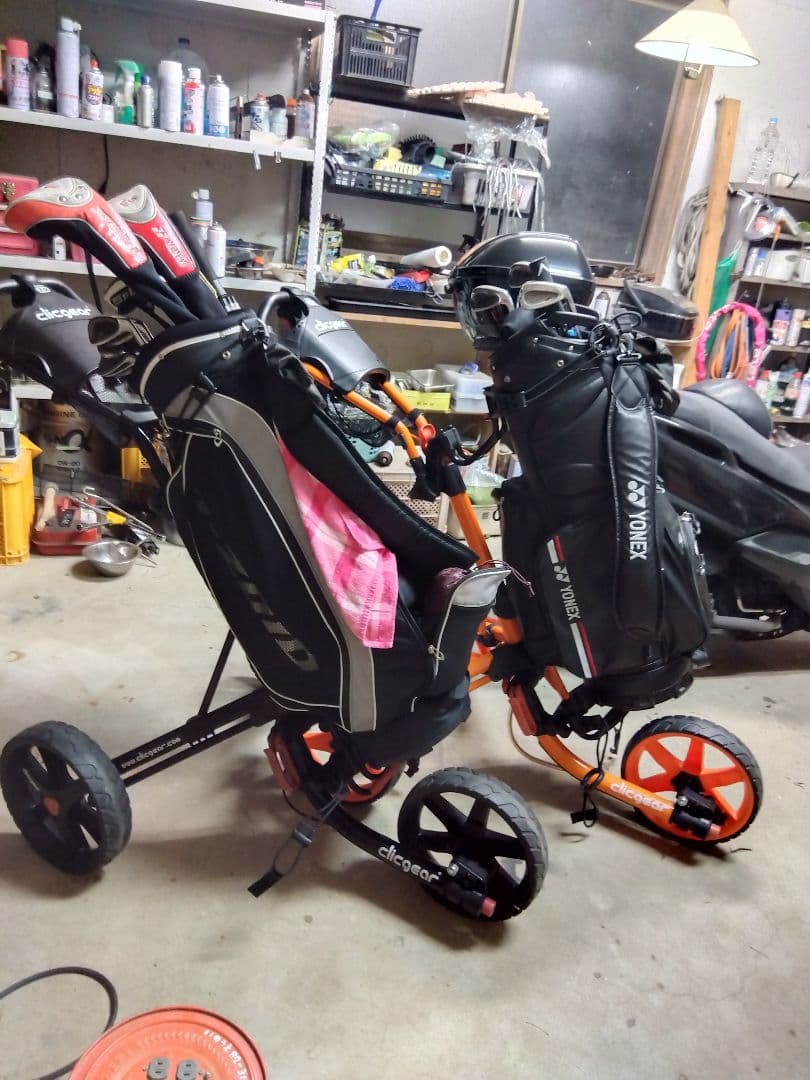 clicgear3.5＋ ゴルフカート オレンジ　クリックギア