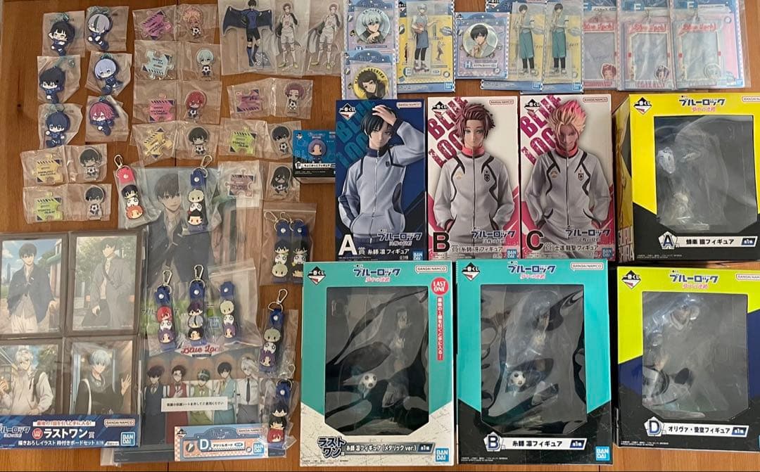 ブルーロック 一番くじ フィギュア 蜂楽 糸師凛 オリヴァ 糸師冴 士道 潔
