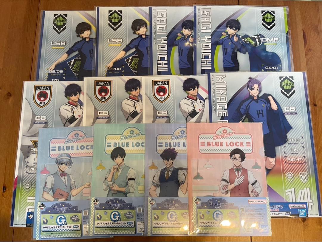 ブルーロック 一番くじ フィギュア 蜂楽 糸師凛 オリヴァ 糸師冴 士道 潔