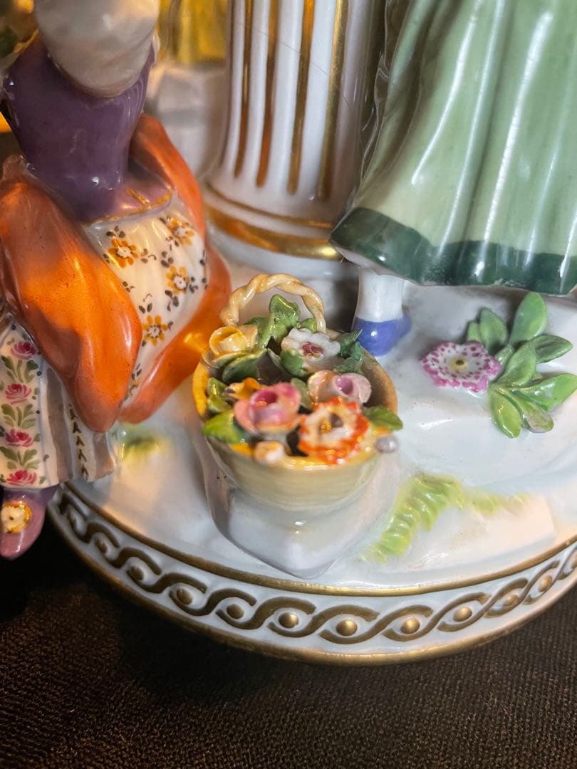 【美品】古マイセン フィギュリン 1級品