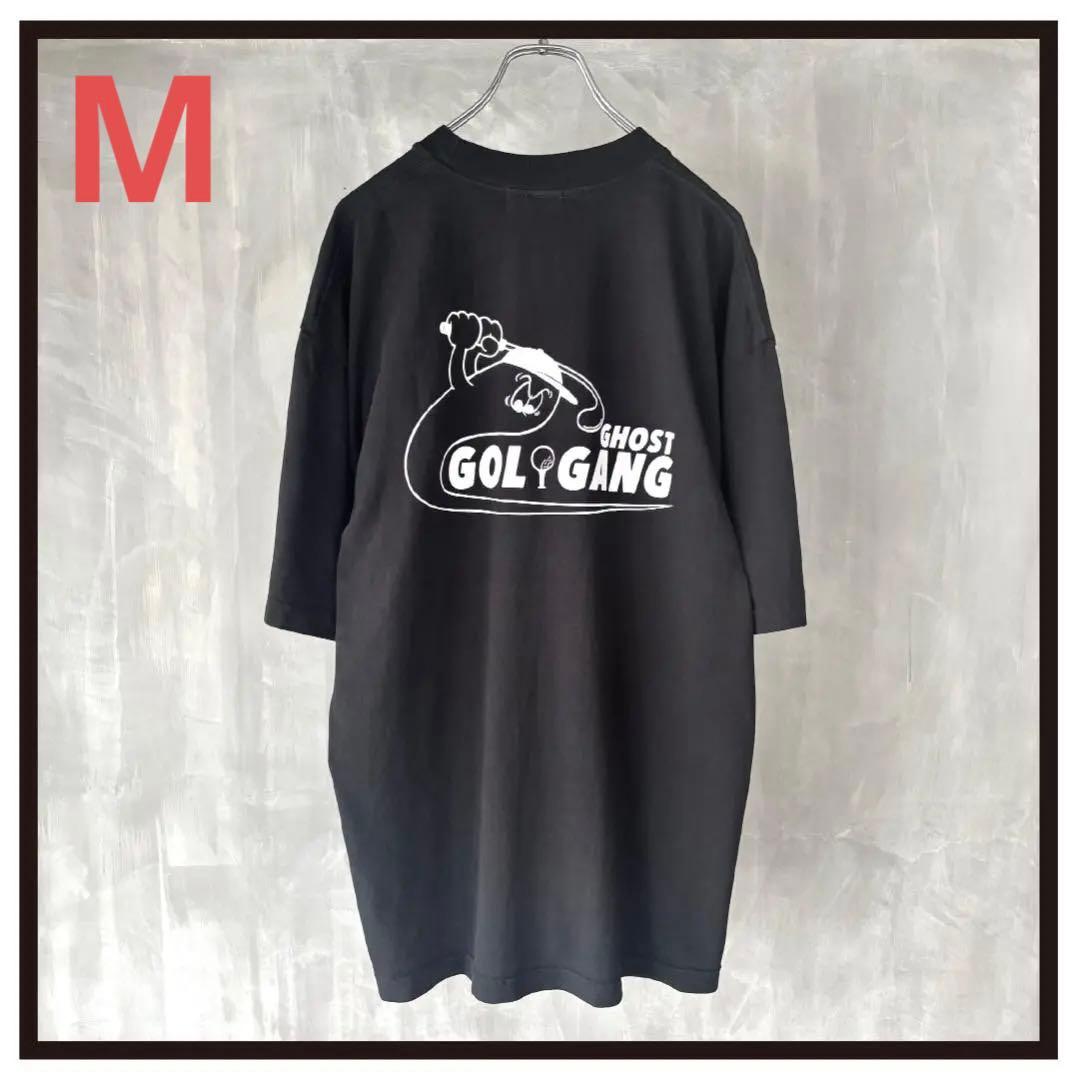 ゴーストゴルフギャング GOLF LIKE A CARTOON TEE ブラック