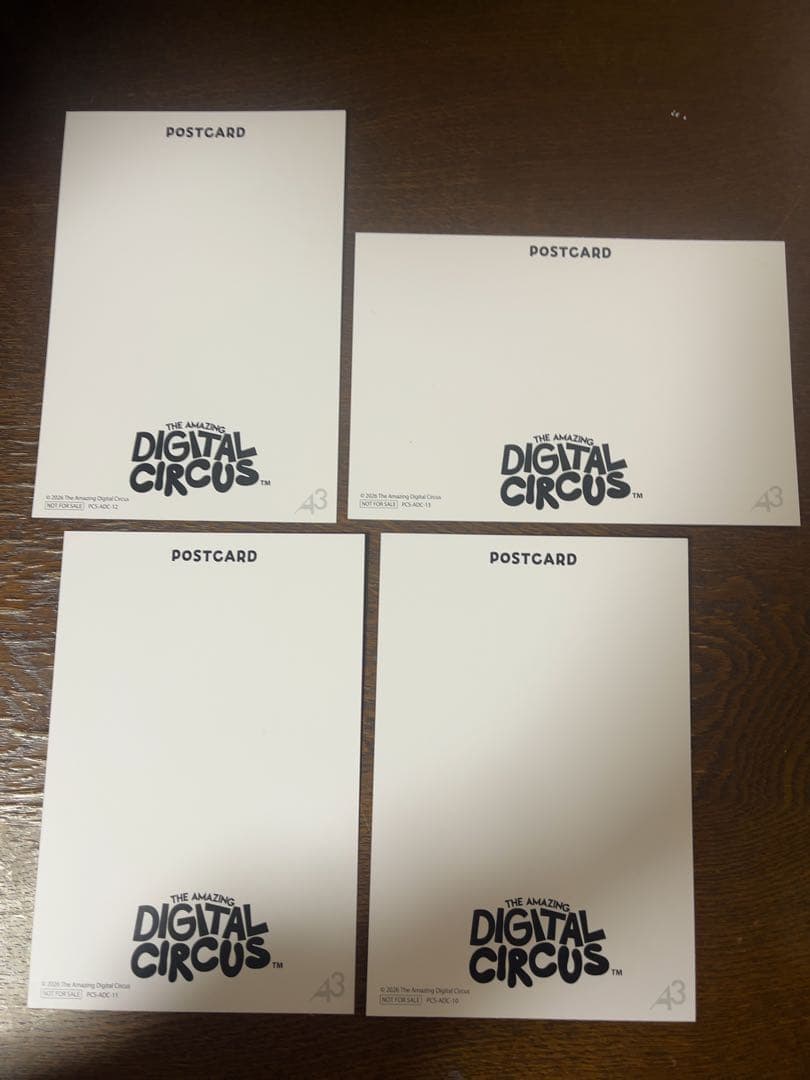 アメイジングデジタルサーカス 紀伊国屋限定 アクスタ 特典コンプリートセット