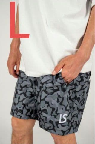 【ラスト１】ルースイソンブラ 20周年 カモ ショーツ 黒 L ピステ パンツ