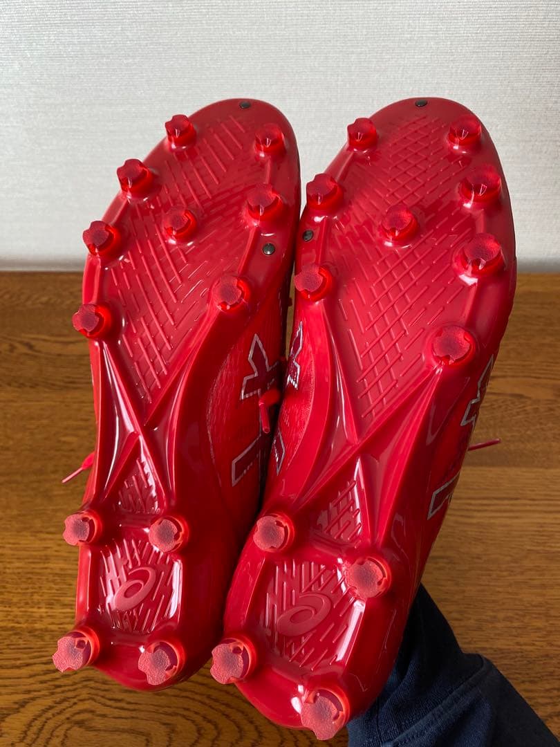サッカースパイクアシックス27.５　2足セット