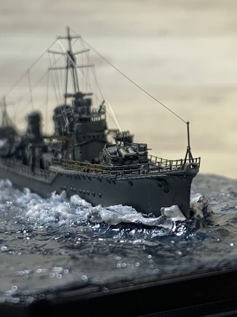 ハセガワ1/700駆逐艦夕雲　完成品