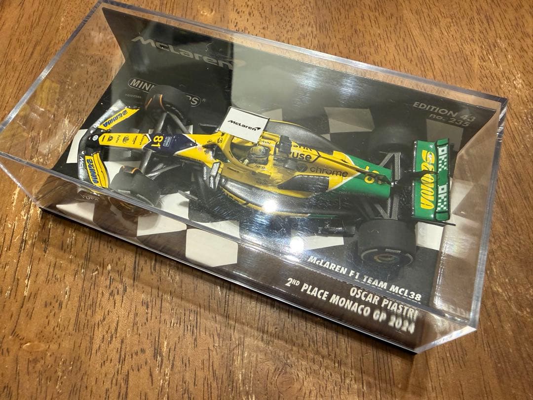 ミニチャンプス 1/43 マクラーレンMCL38 2024 モナコ