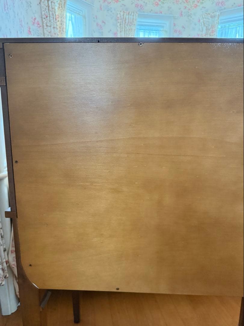 【高級イタリア製】ライティングビューロー デスク ブラウン