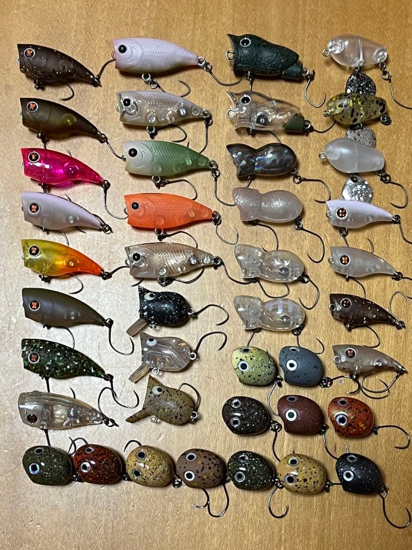 エリアトラウト　トップウォータープラグ41個セット