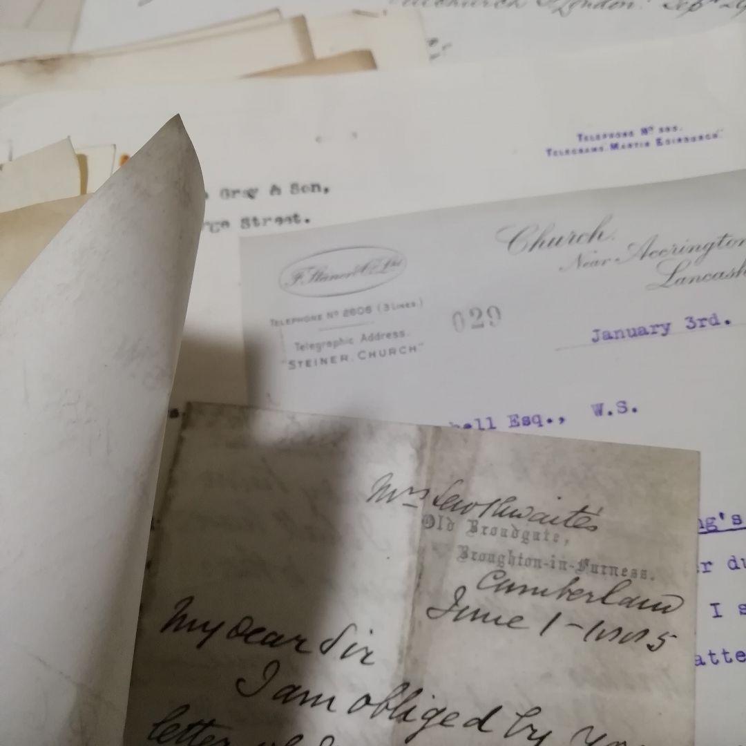 約1kg☆イギリスのアンティークペーパー　蚤の市　書類　ヴィンテージ　海外紙モノ