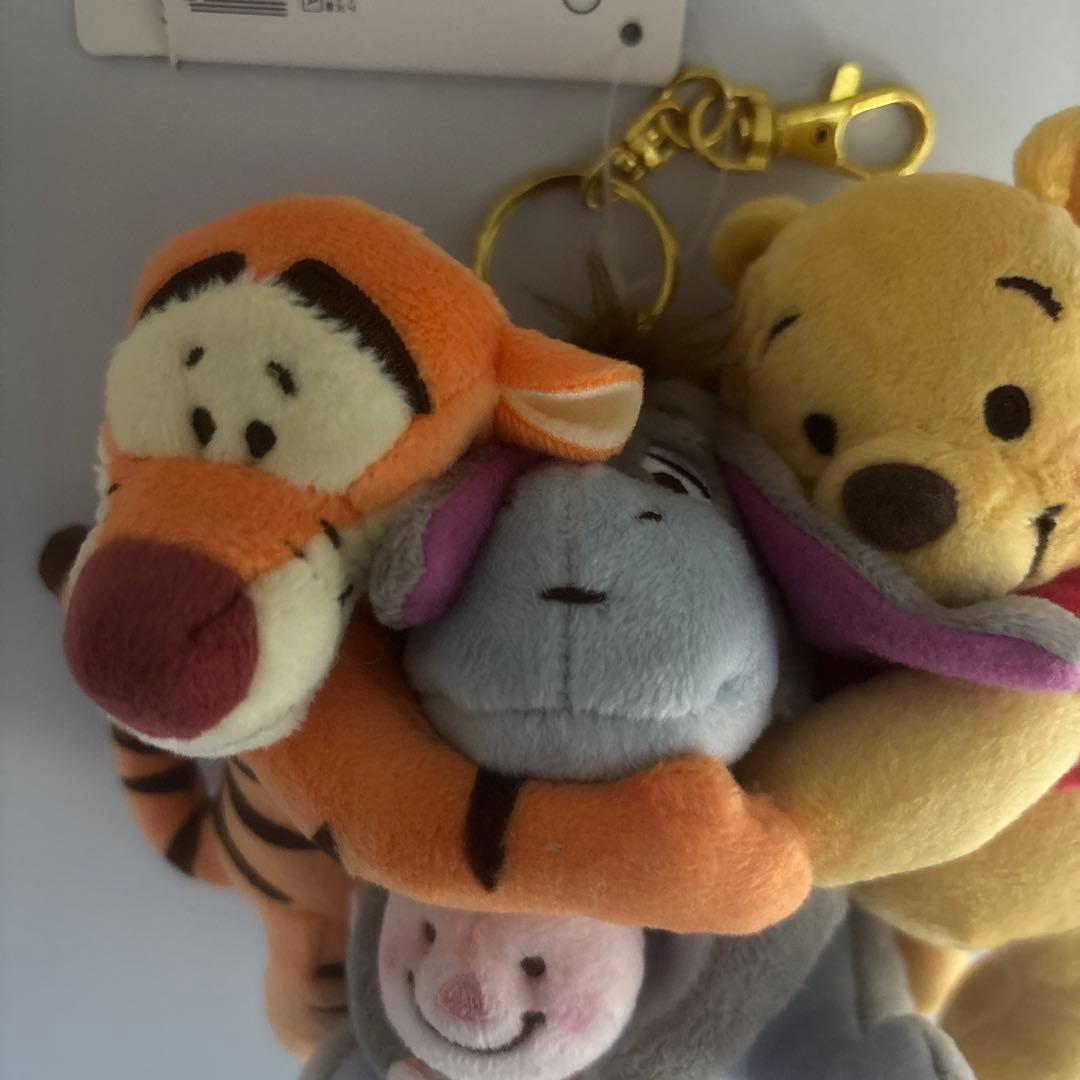 ディズニー　プーさん＆フレンズ　HUG ぬいぐるみ キーチェーン キーホルダー