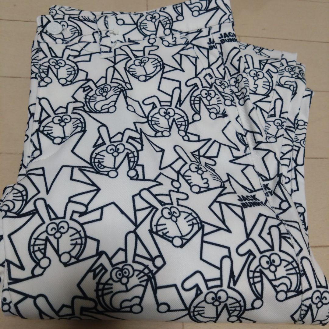 Jack Bunny!! ドラえもん 4WAY裏起毛パンツ　ホワイト