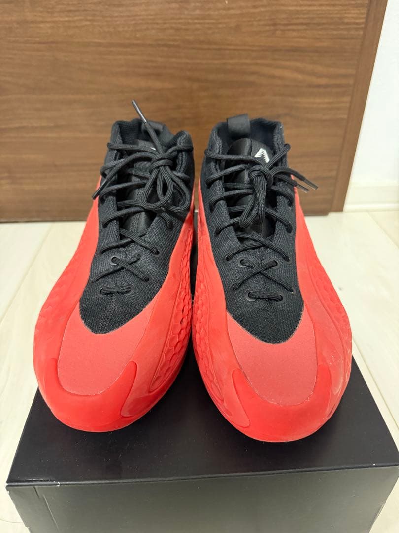 adidas AE1 ミドルカット27.0センチ　赤　使用1日　サイズ広め設定