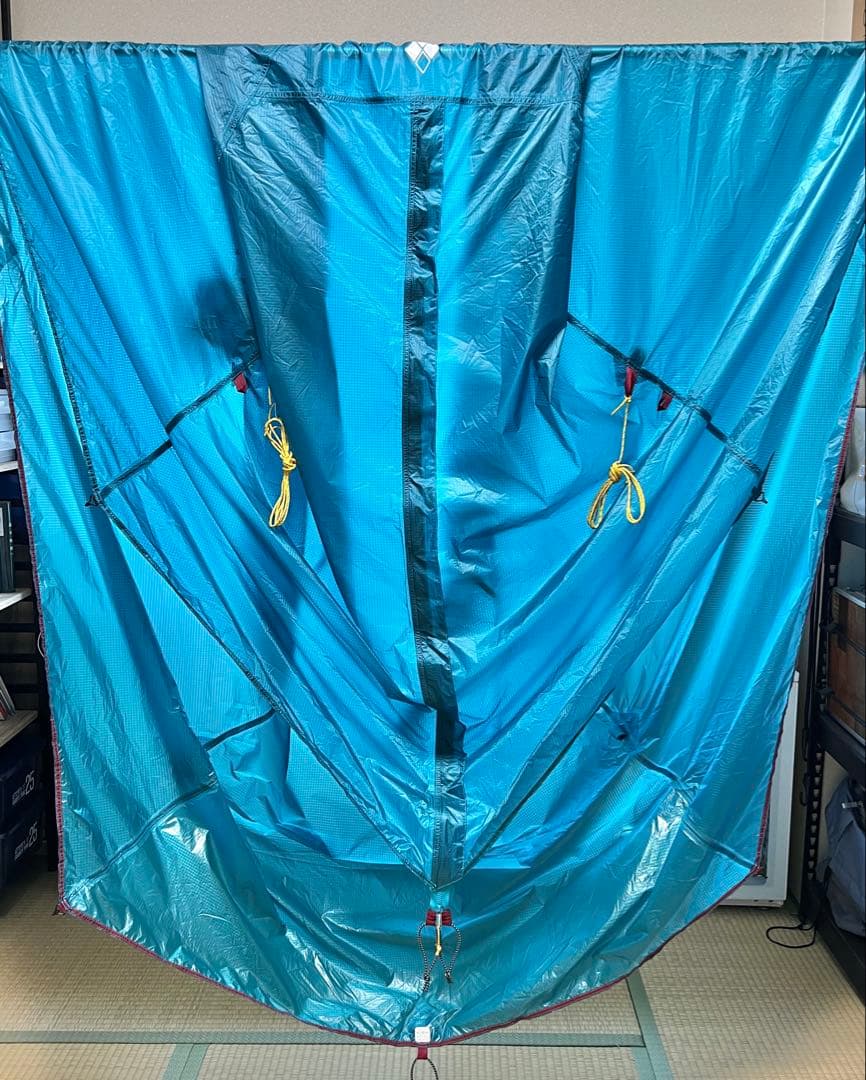 ステラリッジテント2型　モンベル山岳テント　フライ&グランドシート付属